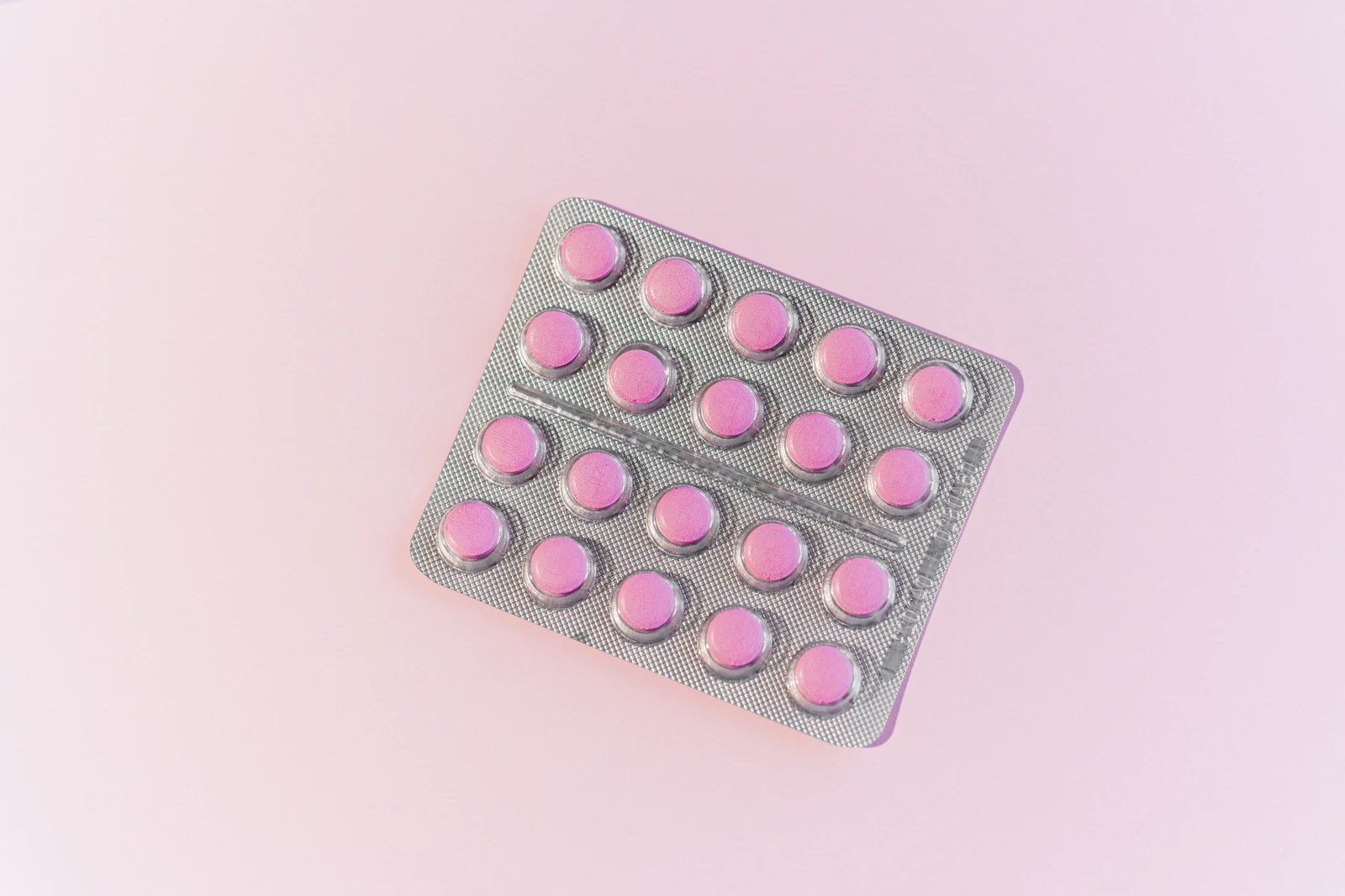 A month of doses arranged in a single pack